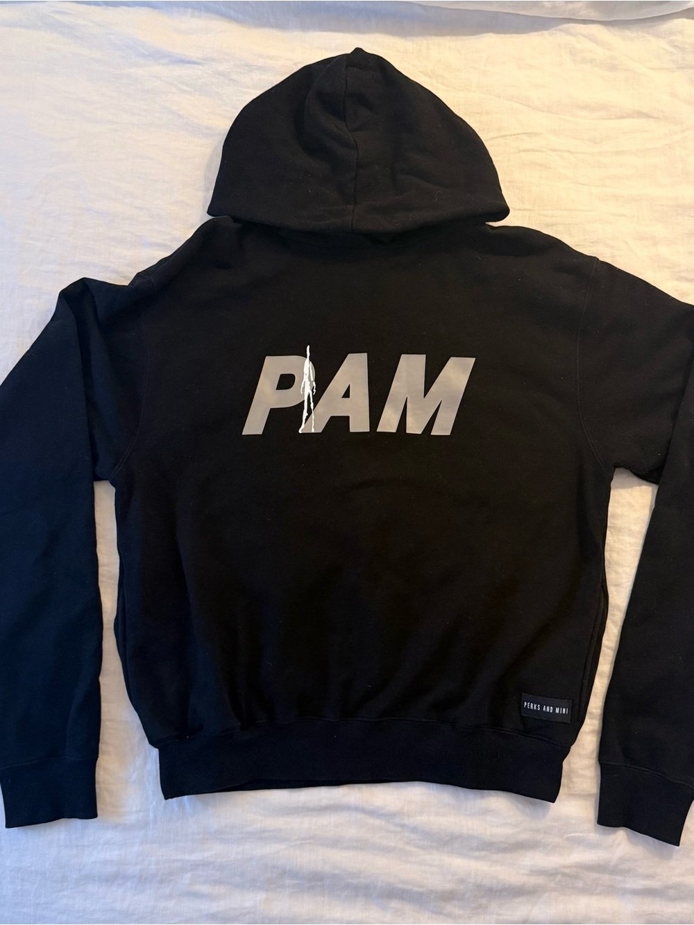 Perks and Mini Black Hoodie with PAM Logo
